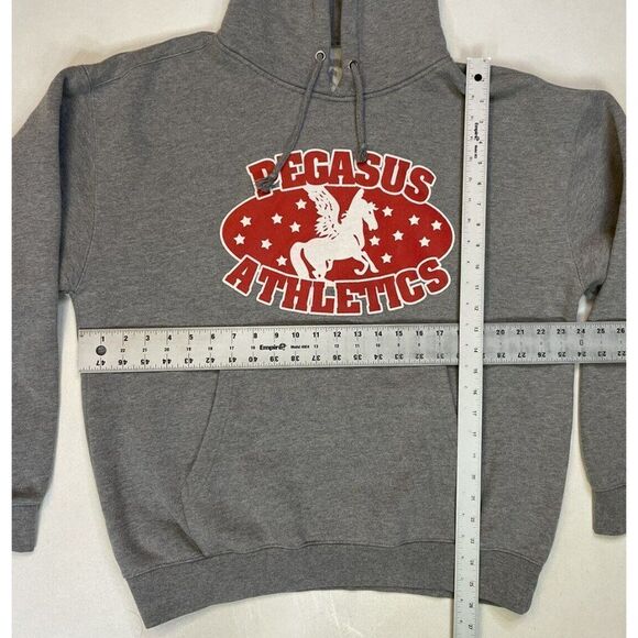 Pegasus Athletics Graphic Pullover Hoodie Men Large Gray Trippie Redd Music - Picture 8 of 8